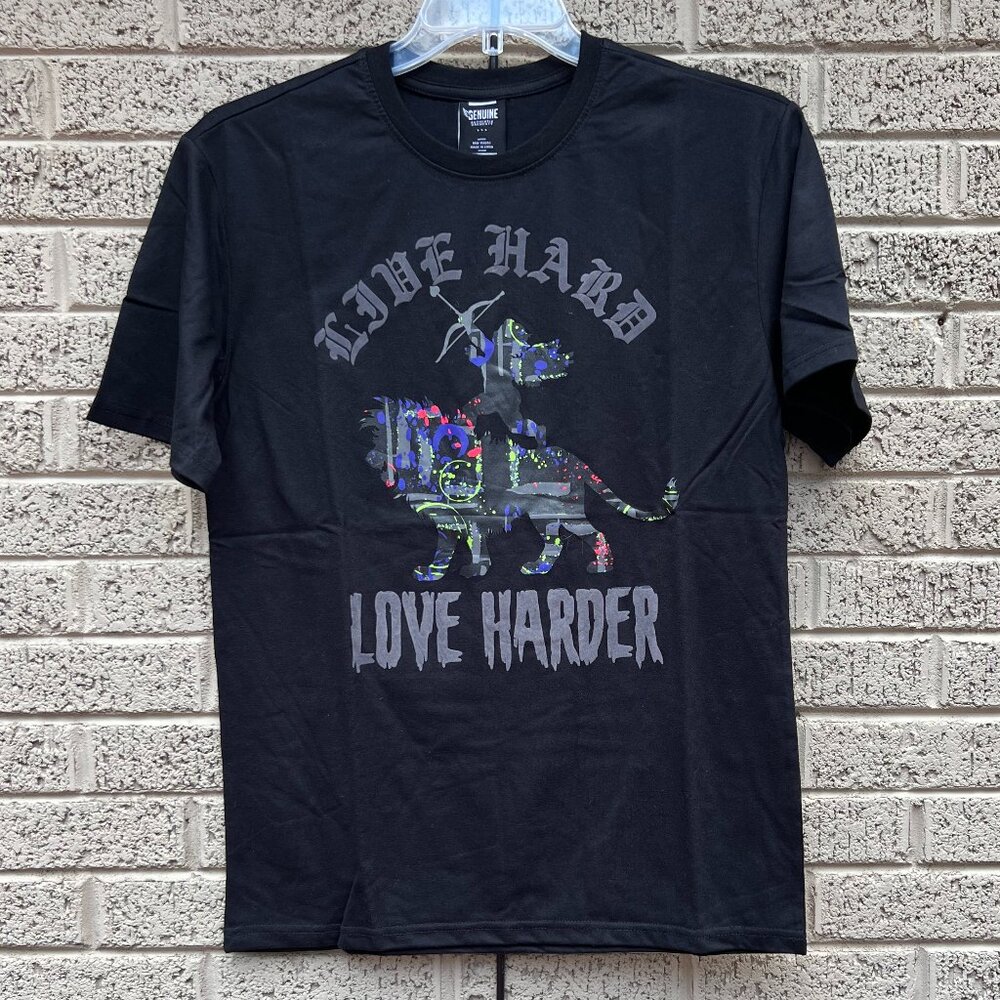 Genuine Authentic Garments Live Hard Tee NWT Medium